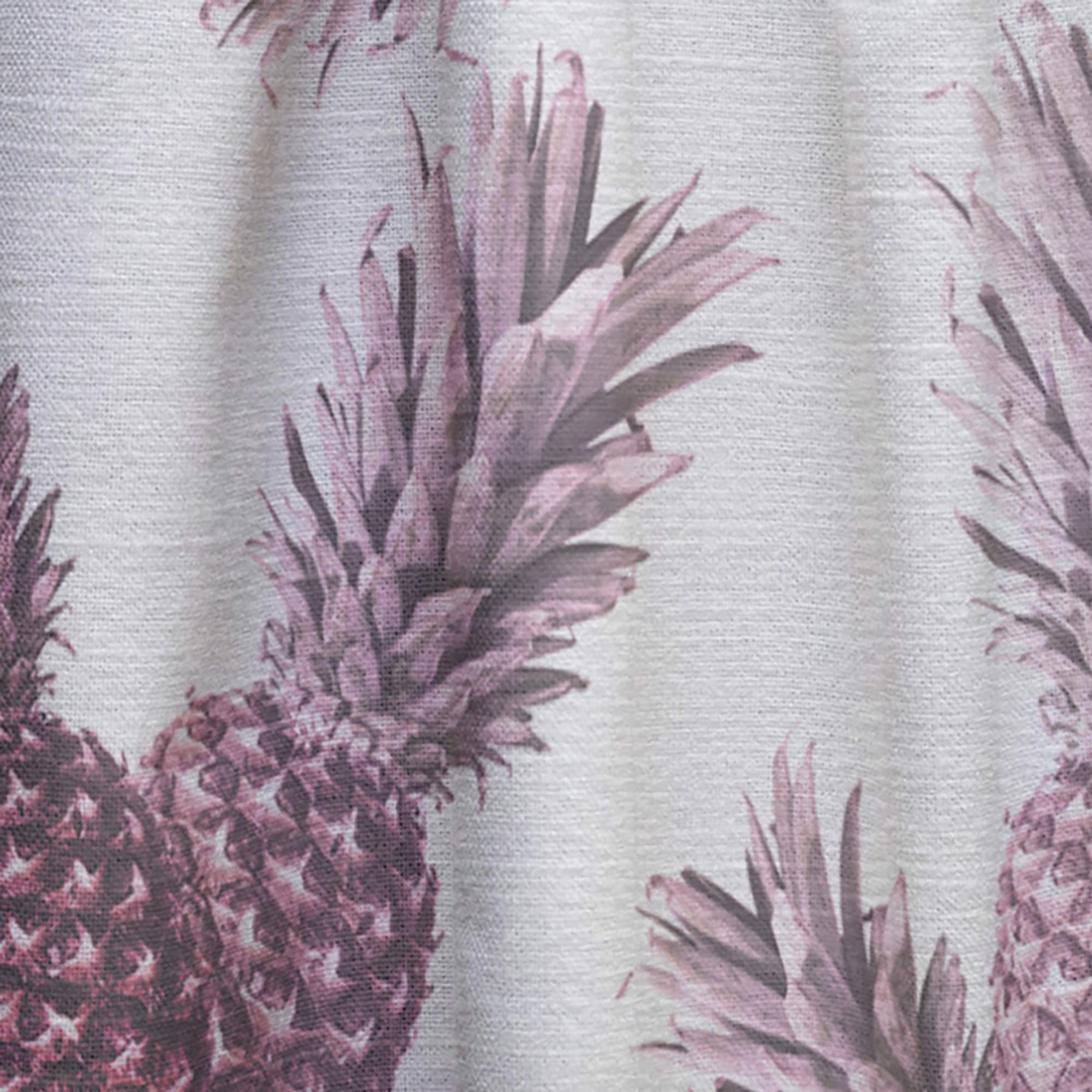 DesignQ Thermal Insulated Curtains 'Pineapple Summer Bliss III' - 52x84 Single Panel Blackout Drapes for Bedroom & Living Room - Perfect for Sun Protection, Privacy & Energy Efficiency