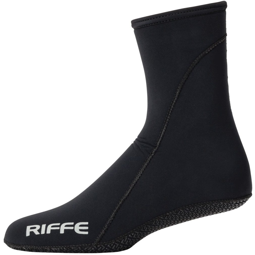 Riffe 3D Fin Socks with Non-Skid Sole 3.5mm Neoprene Scuba Diving Socks for Warmth & Comfort - Perfect for Snorkeling, Spearfishing & Water Sports