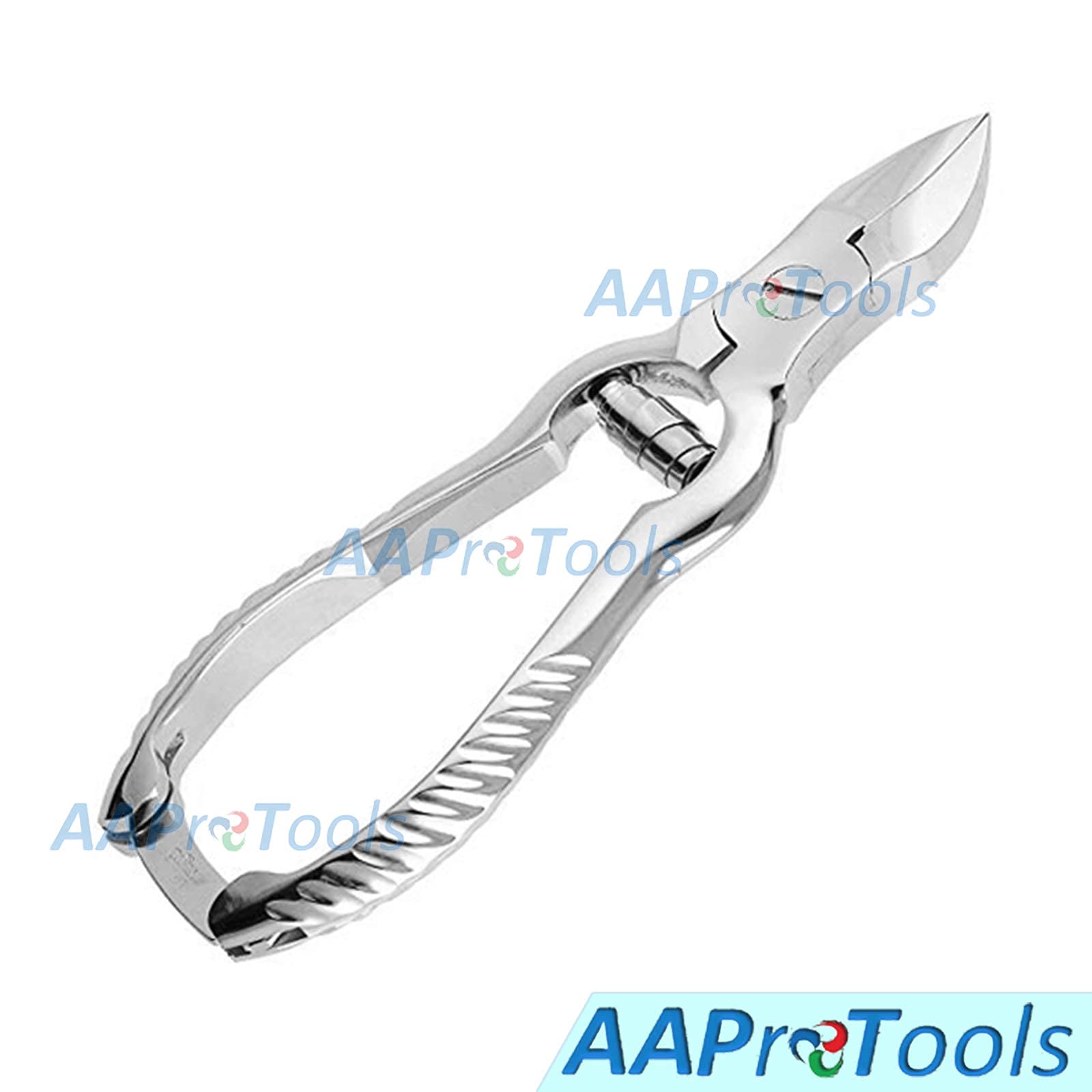 Professional Stainless Steel Nail Pliers - Spring Loaded Manicure Tool for Precise Nail Trimming & Grooming | Perfect for Home Salon, DIY Nail Care & Professional Use