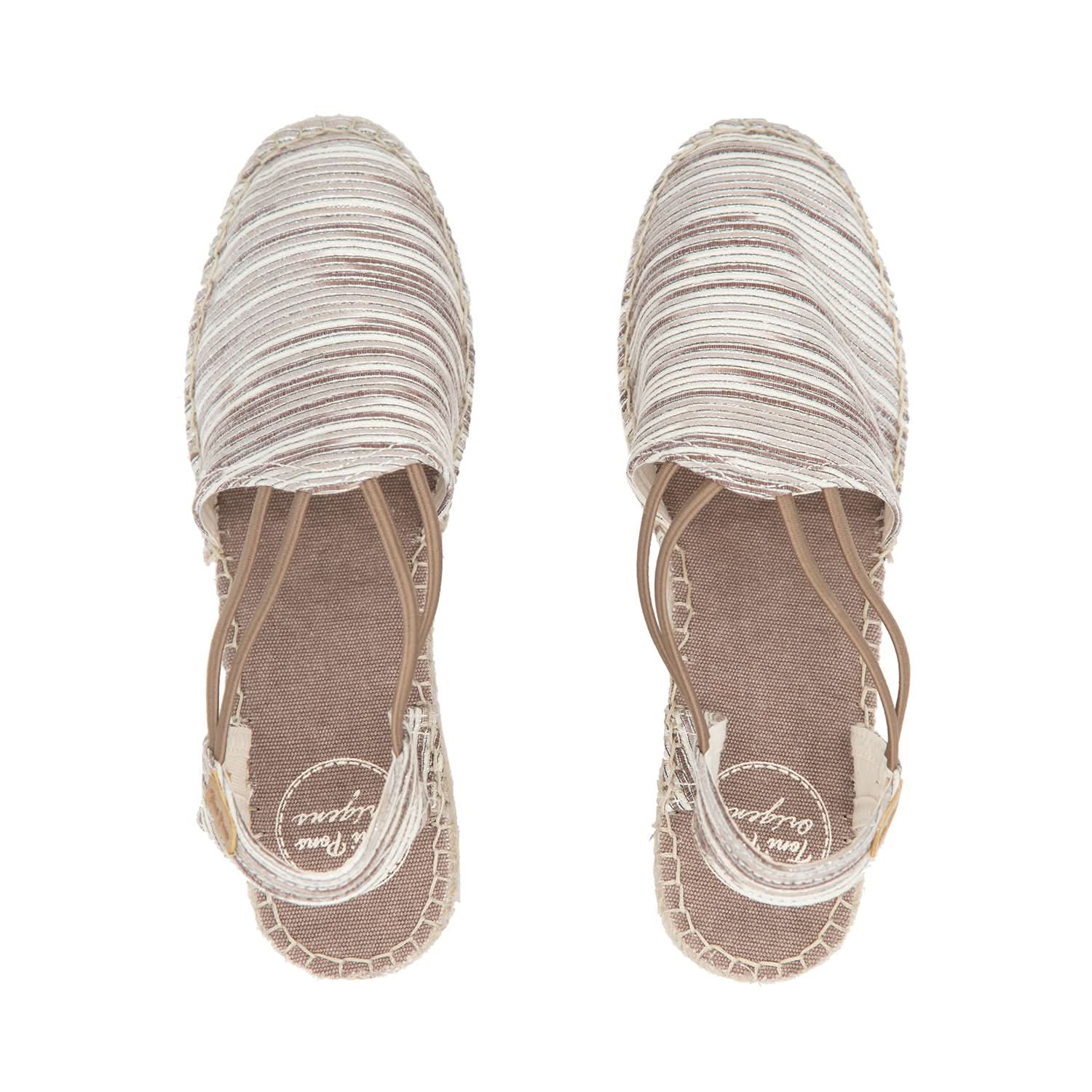 Women's Textile Wedge Espadrille Shoes - Tania ZR Comfortable Summer Sandals for Beach, Vacation & Casual Outings