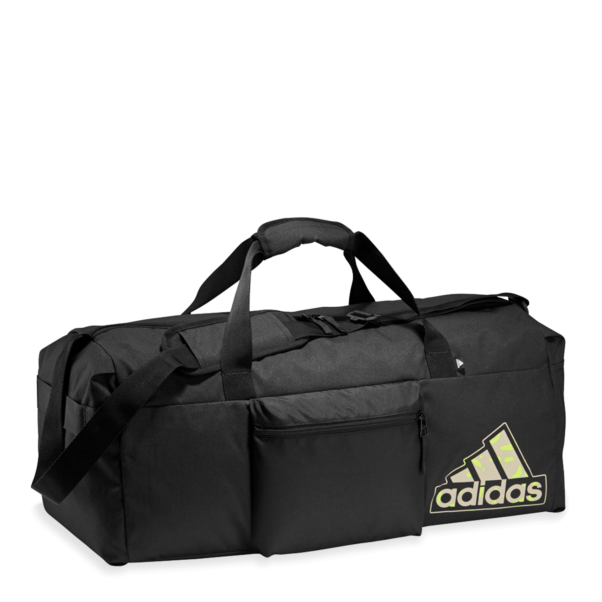Adidas SPEED Duffel Bag - Large Gym Bag for Men & Women, Sports Travel Duffle with Shoe Compartment - Perfect for Workout, Gym, Travel & Weekend Getaways