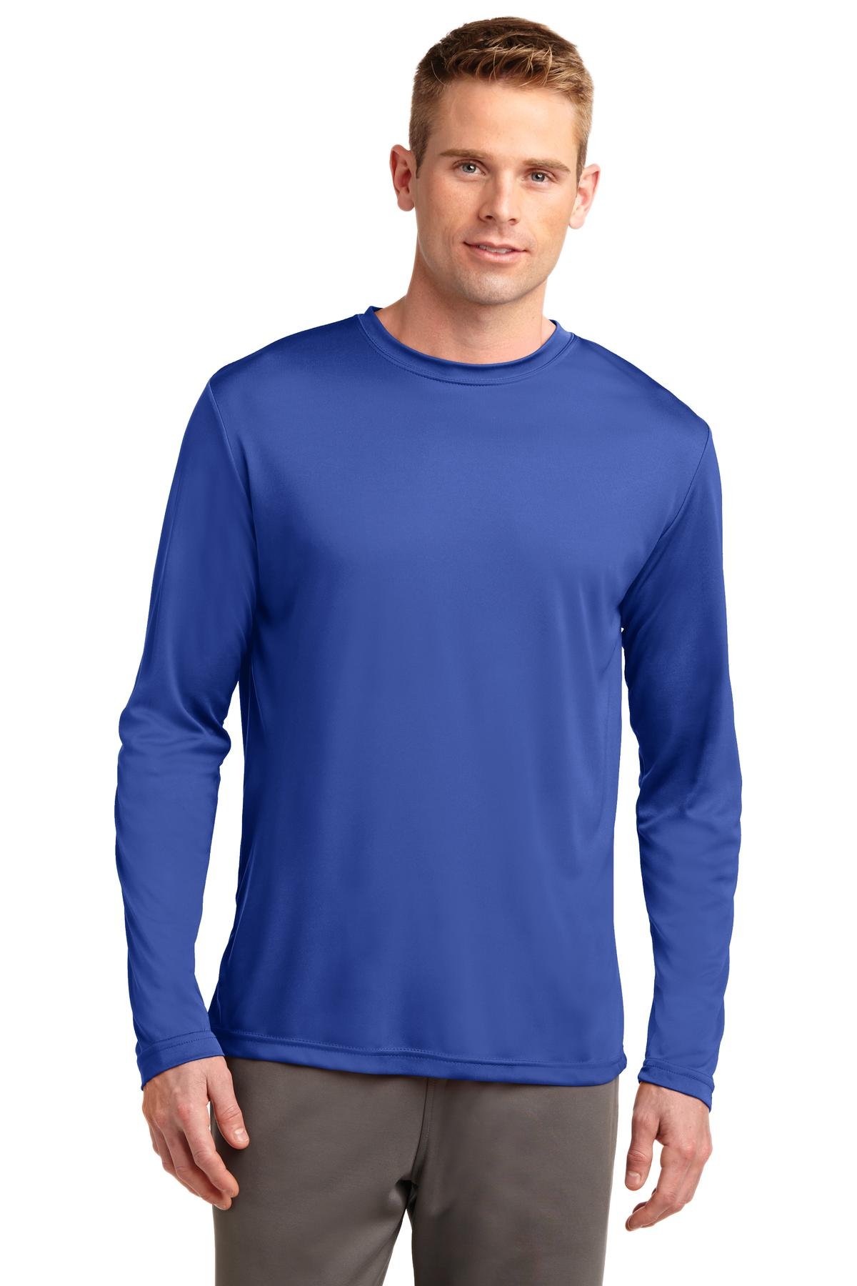 SPORT-TEK Men's Big and Tall Lightweight Competitor T-Shirt - True Royal Blue, 2XL Tall - Moisture Wicking Athletic Shirt for Workouts, Running & Gym Training