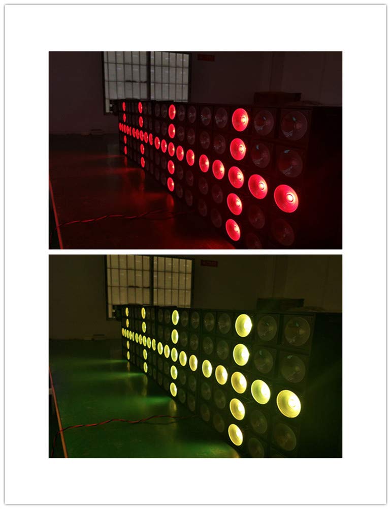 Dotz Matrix LED Lights - 55 LED Matrix Wash Light Kit (4 Pack) for Home, Stage, and Event Lighting | Perfect for Parties, DJ Shows, and Nightclubs