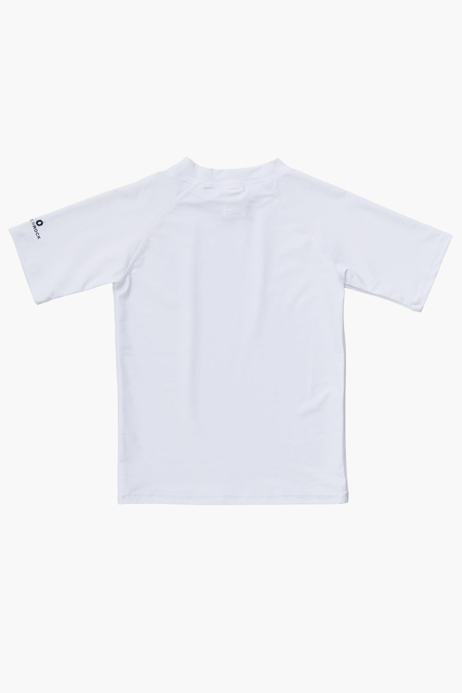 Boys' White Short Sleeve Rash Guard Swim Shirt - UPF 50+ Sun Protection for Swimming, Surfing & Beach Activities