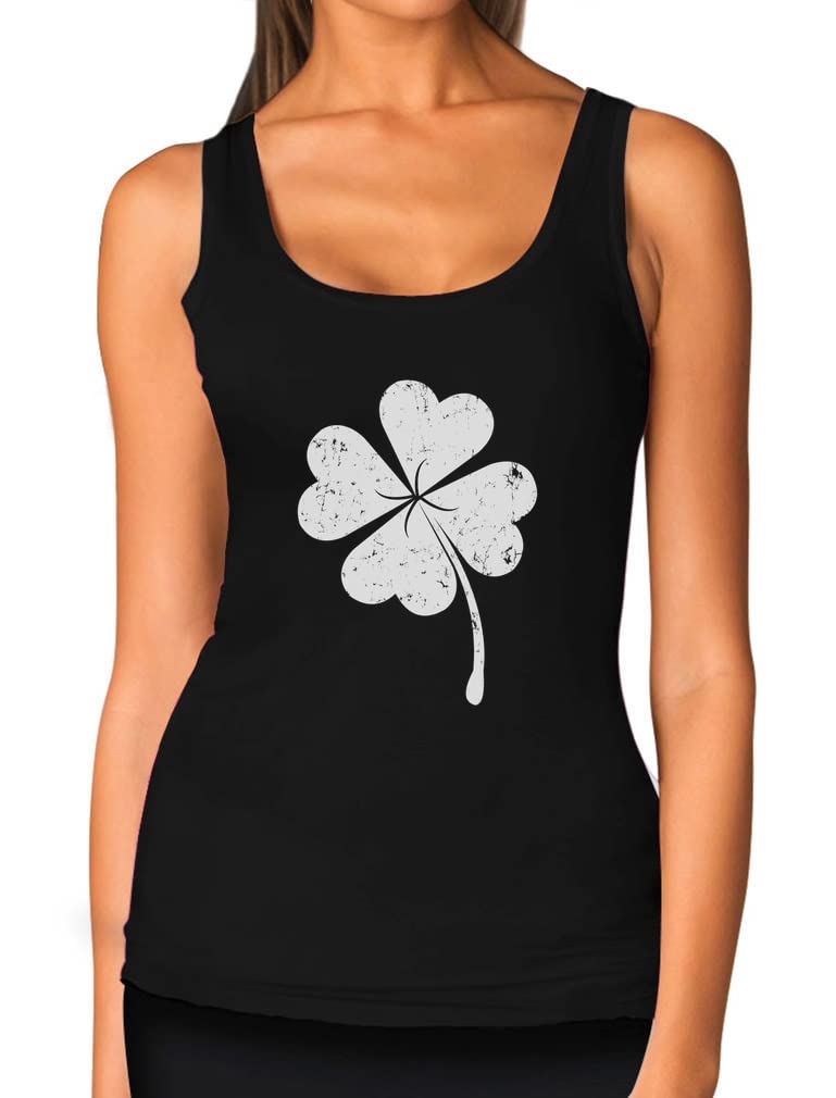 St. Patrick's Day Tank Top for Women & Teen Girls | Shamrock Irish Lucky Charm Shirt | Perfect for Parties, Parades & Festive Celebrations