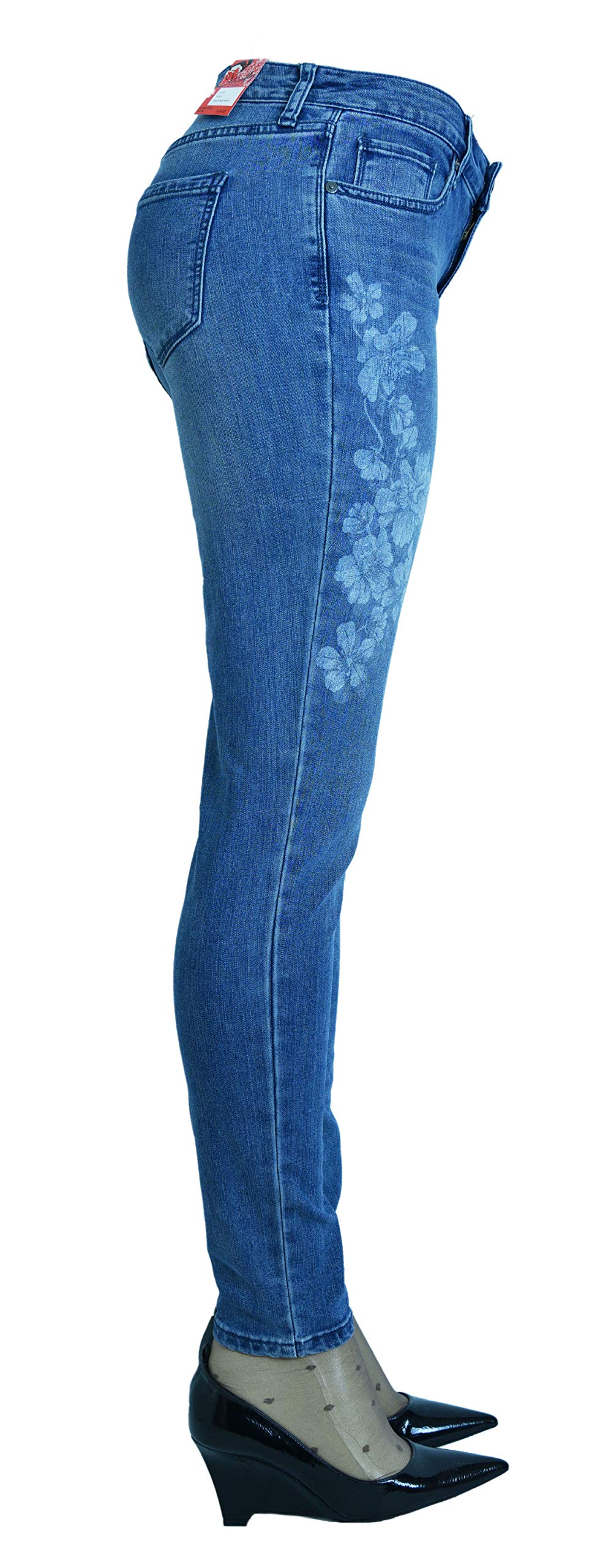 FIREFLY Women's Mid Rise Skinny Jeans & Boyfriend Cuff Ankle Jeans - Stretch Denim Pants for Casual Wear, Work & Date Night Outfits