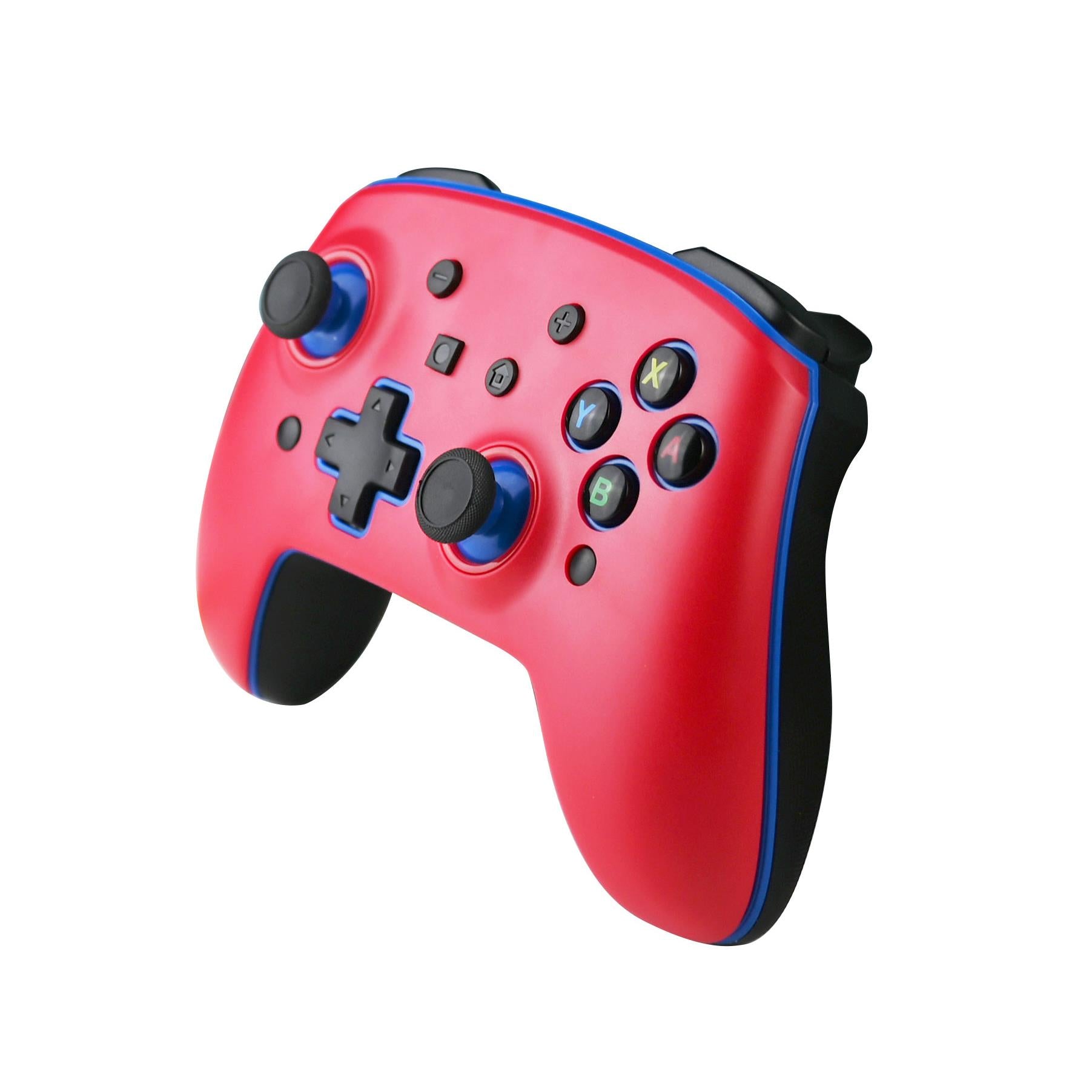 3rd Earth Wireless Switch Controller with Interchangeable Face Plates (Blue & Red) - Perfect for Nintendo Switch Gaming at Home or On-the-Go