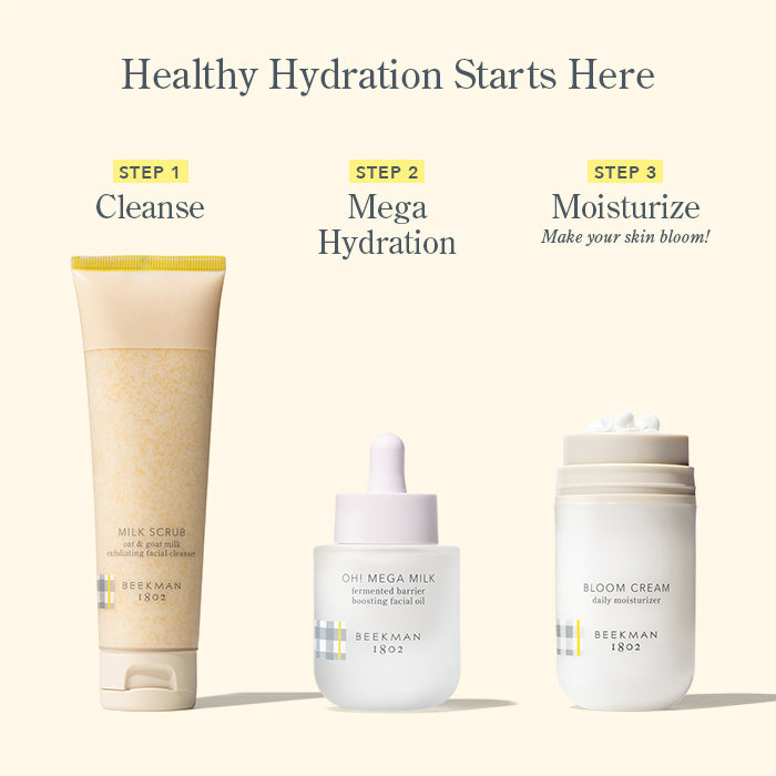 Oh! Mega Milk Fermented Barrier Boosting Facial Oil - Hydrating & Nourishing Face Oil for Dry Skin - Perfect for Nighttime Skincare Routine & Daily Moisturizing