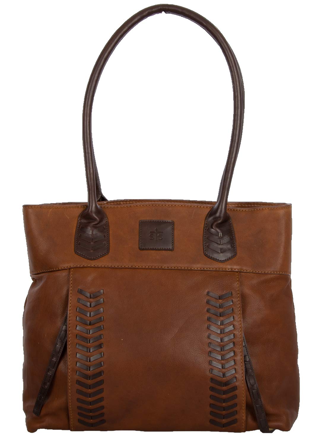 STS Ranchwear Saddle Tramp Tote Bag - Brown Leather Cowgirl Purse for Women | Western Style Handbag for Horse Riding, Rodeo & Country Outfits