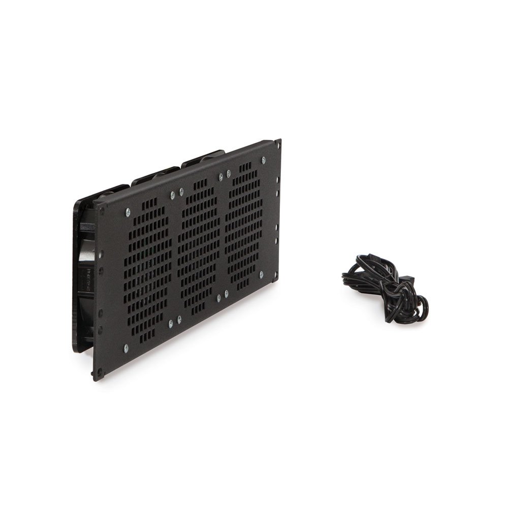 Kendall Howard 3U Rack Mount Triple Cooling Fan Panel - Server Cabinet Cooling Solution for Data Centers & Home Offices