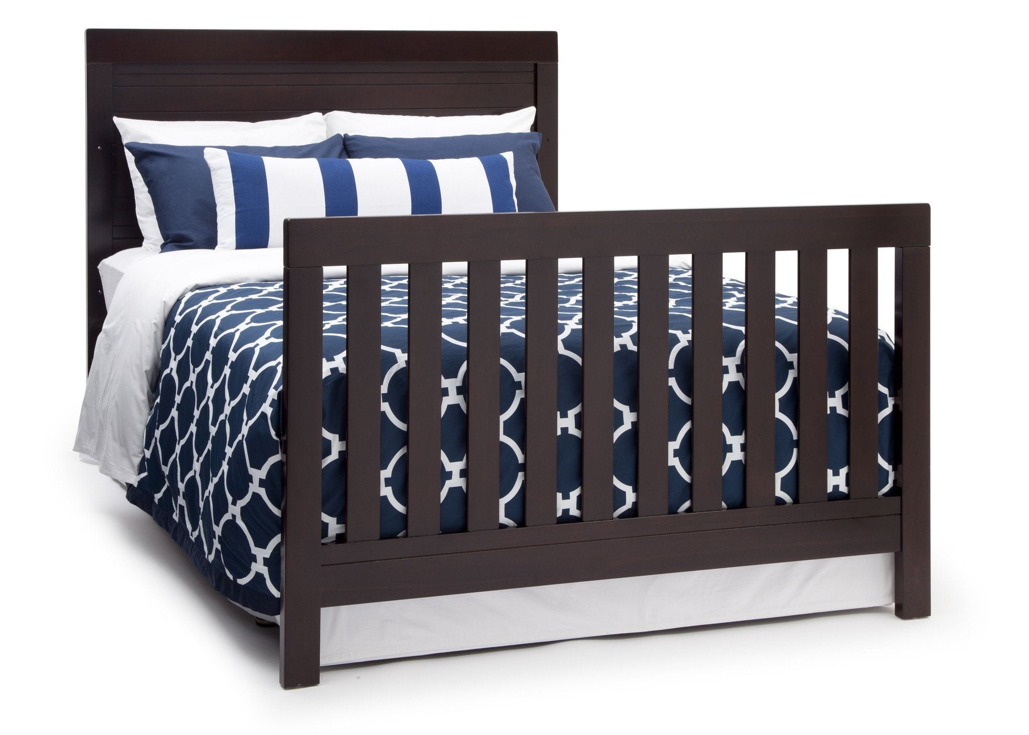 Rowen 4-in-1 Convertible Baby Crib - Toddler Bed, Daybed & Full-Size Bed - Safe Nursery Furniture for Newborns to Teens - Perfect for Bedrooms, Daycare & Guest Rooms