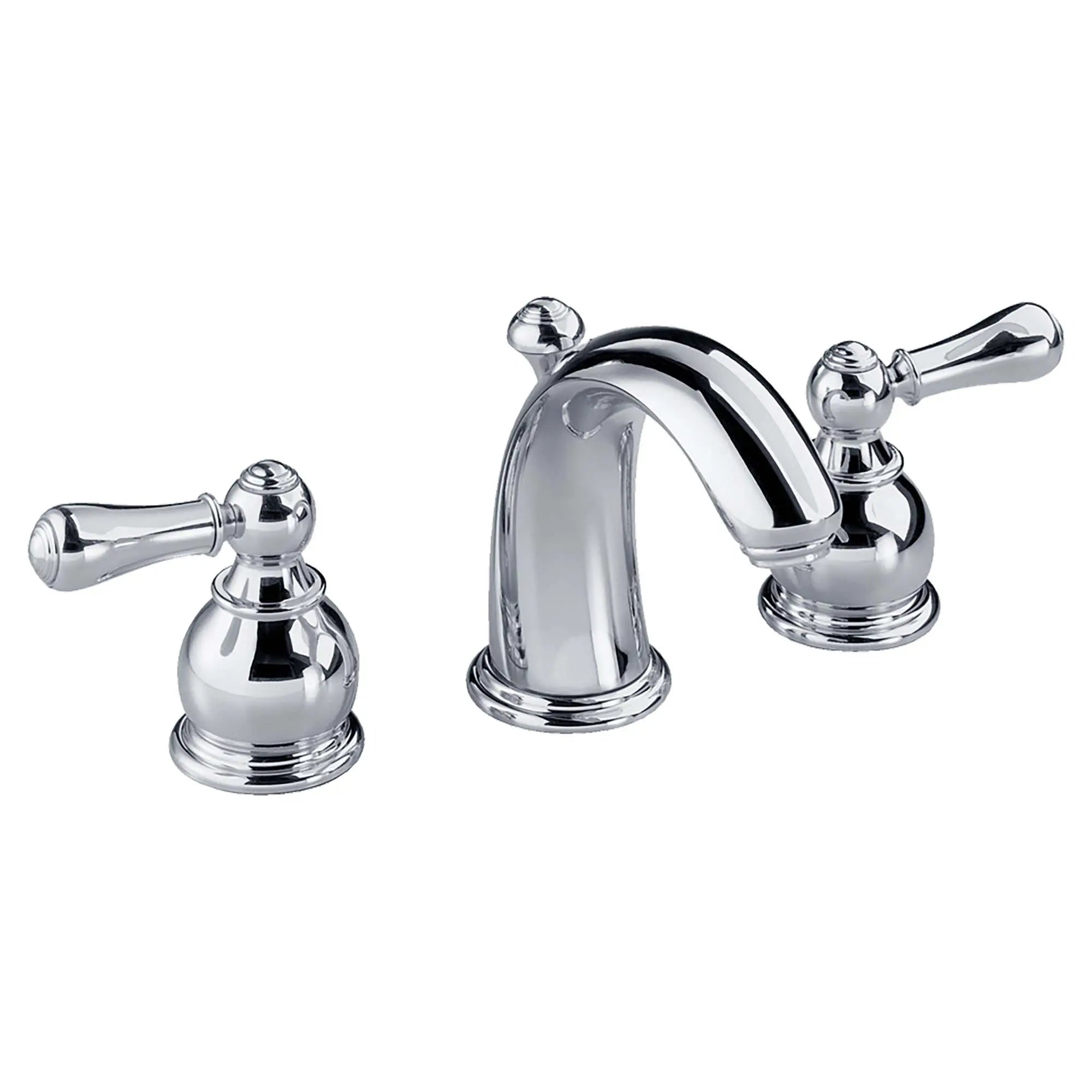 Hampton 8 Inch Widespread Bathroom Sink Faucet - High Arc 2 Handle Brushed Nickel for Bathroom Vanity, Powder Room & Guest Bath | Durable & Stylish Design