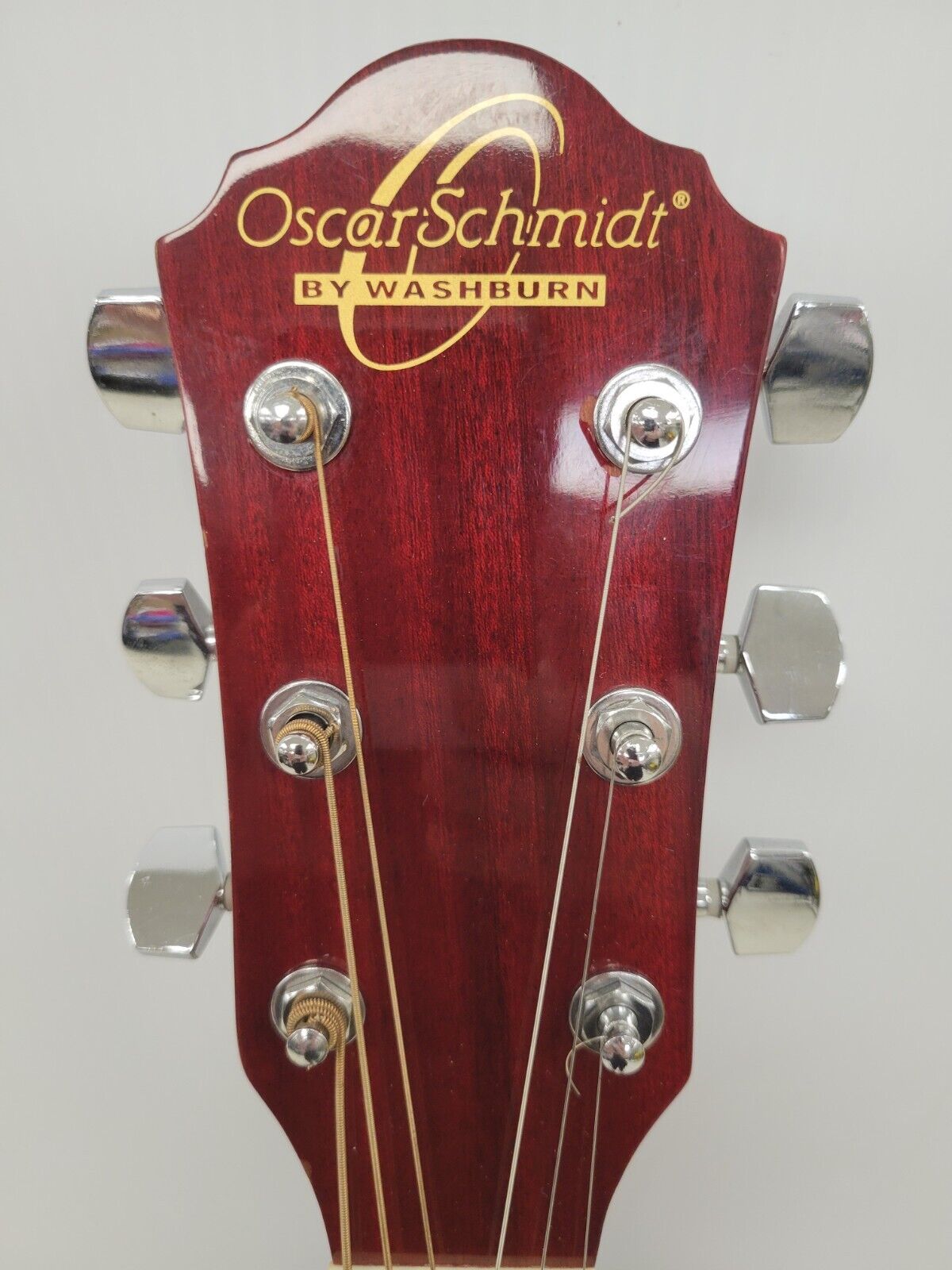 Oscar Schmidt by Washburn OG2TR Acoustic Guitar - 6-String Folk Guitar with Spruce Top & Mahogany Back - Perfect for Beginners, Campfires & Live Performances