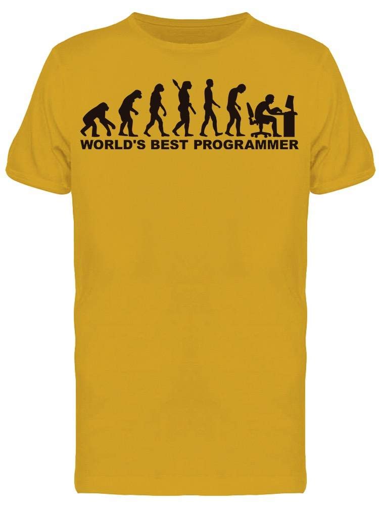 Smartprints Programmer Evolution T-Shirt for Men - Comfortable Coding & Tech Enthusiast Casual Wear