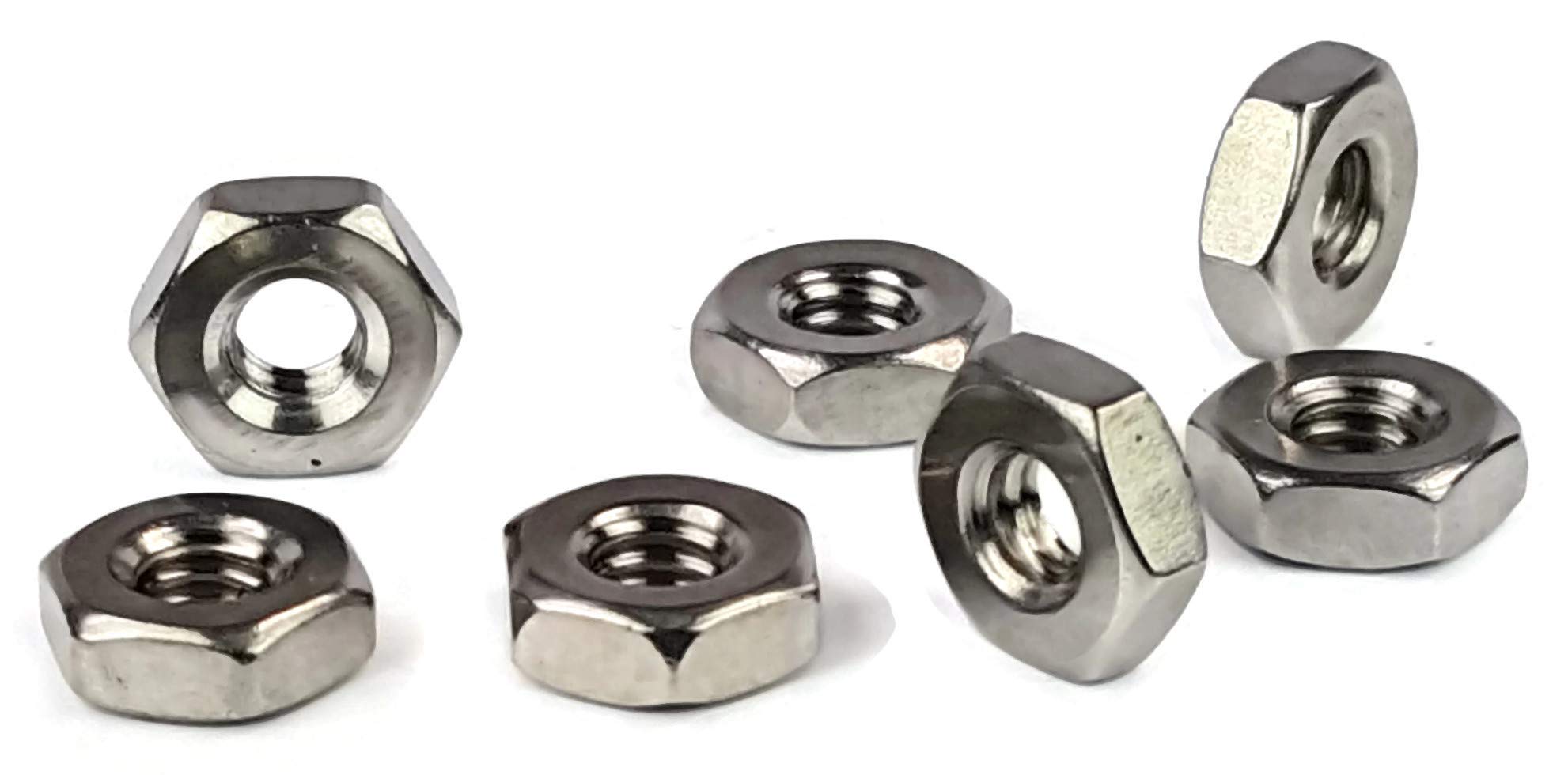 304 Stainless Steel #12-24 Machine Screws & Hex Nuts (100-Pack) - Durable Fasteners for DIY Projects, Furniture Assembly, and Machinery Repair