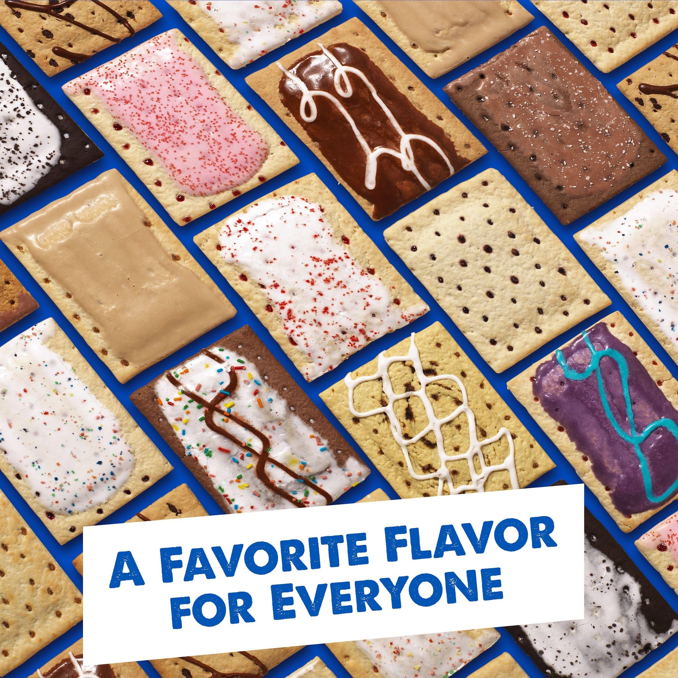 Pop-Tarts Unfrosted Brown Sugar Cinnamon Toaster Pastries - 96 Count (10.15lb) Case - Breakfast Food & Kids Snacks for School Lunches, Quick Breakfast, and On-the-Go Snacking