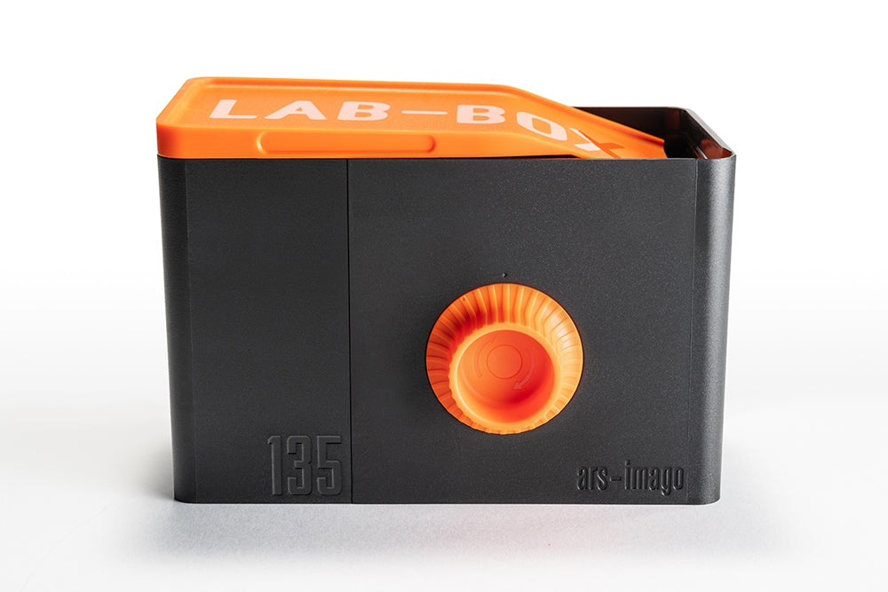 ARS IMAGO LAB BOX + 135 Film Camera Module (Orange Edition) - Perfect for Film Photography Enthusiasts, Travel & Creative Shooting
