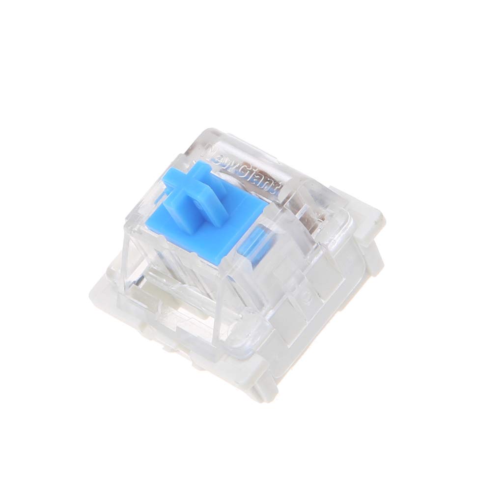 10Pcs Blue 3-Pin Mechanical Keyboard Switches - Compatible with Cherry MX Keyboards - Perfect for Keyboard Testing, Custom Builds & Gaming Enthusiasts