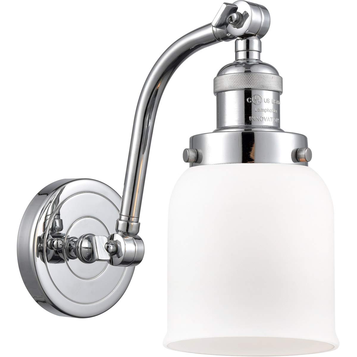 Innovations 515-1W-PC-G51-LED Vintage Style Dimmable LED Wall Sconce Light Fixture - Polished Chrome Finish - Perfect for Bedroom, Living Room & Hallway Lighting Decor