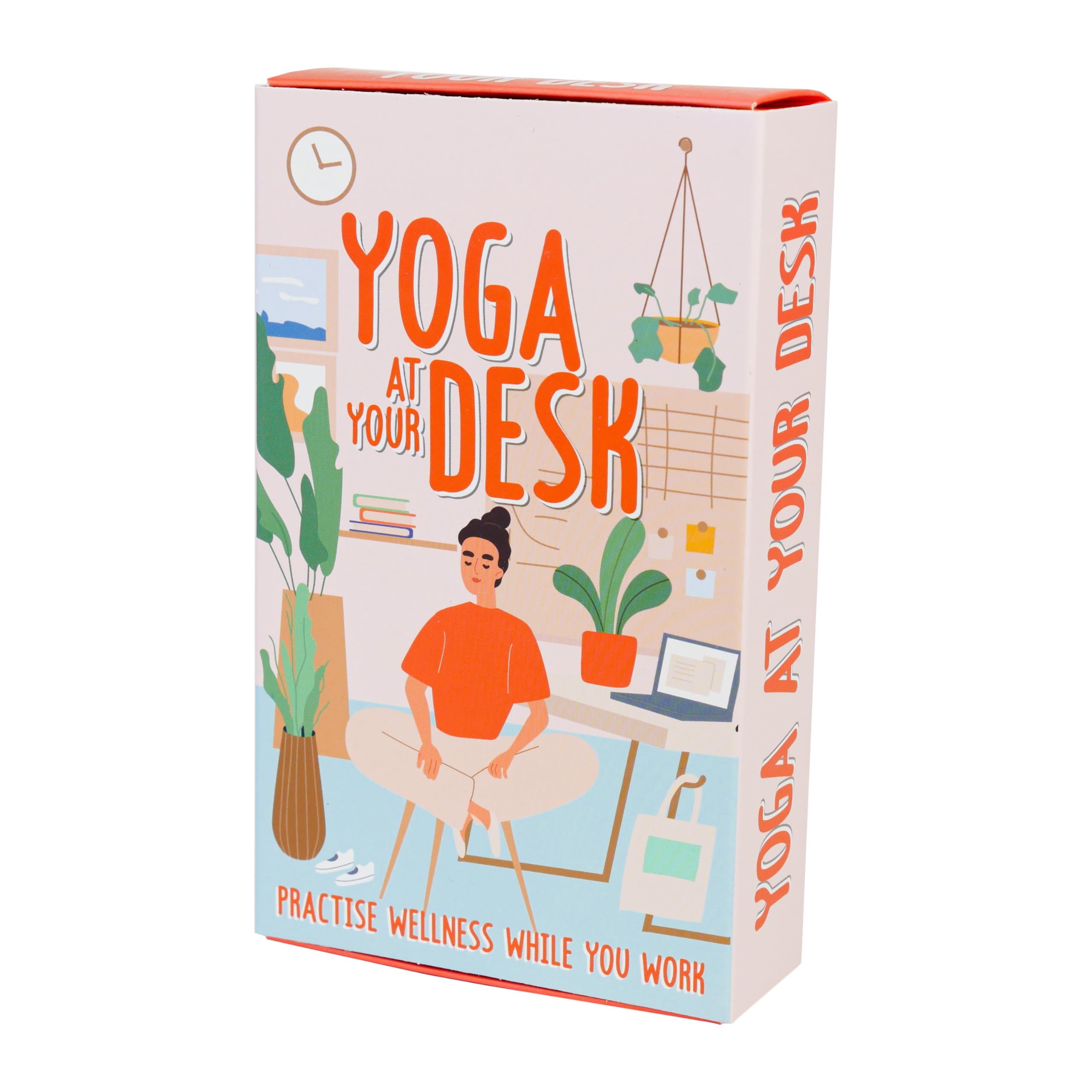 Desk Yoga Cards for Office Wellness | Chair Yoga Exercises & Stretches | Portable Wellness Card Pack for Stress Relief & Flexibility at Work