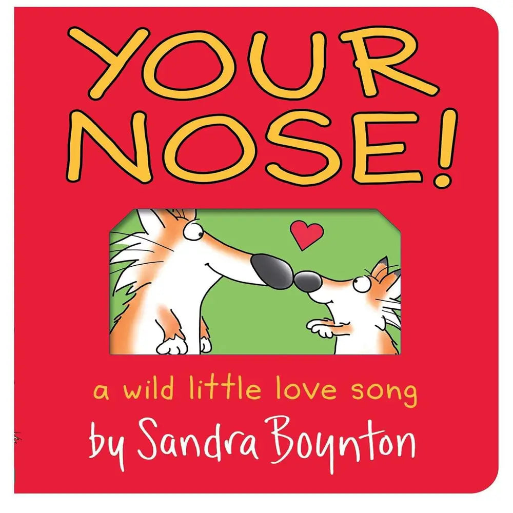 Boynton Sandra Your Nose! Oversized Lap Board Book for Toddlers - Perfect for Storytime, Early Learning & Parent-Child Bonding