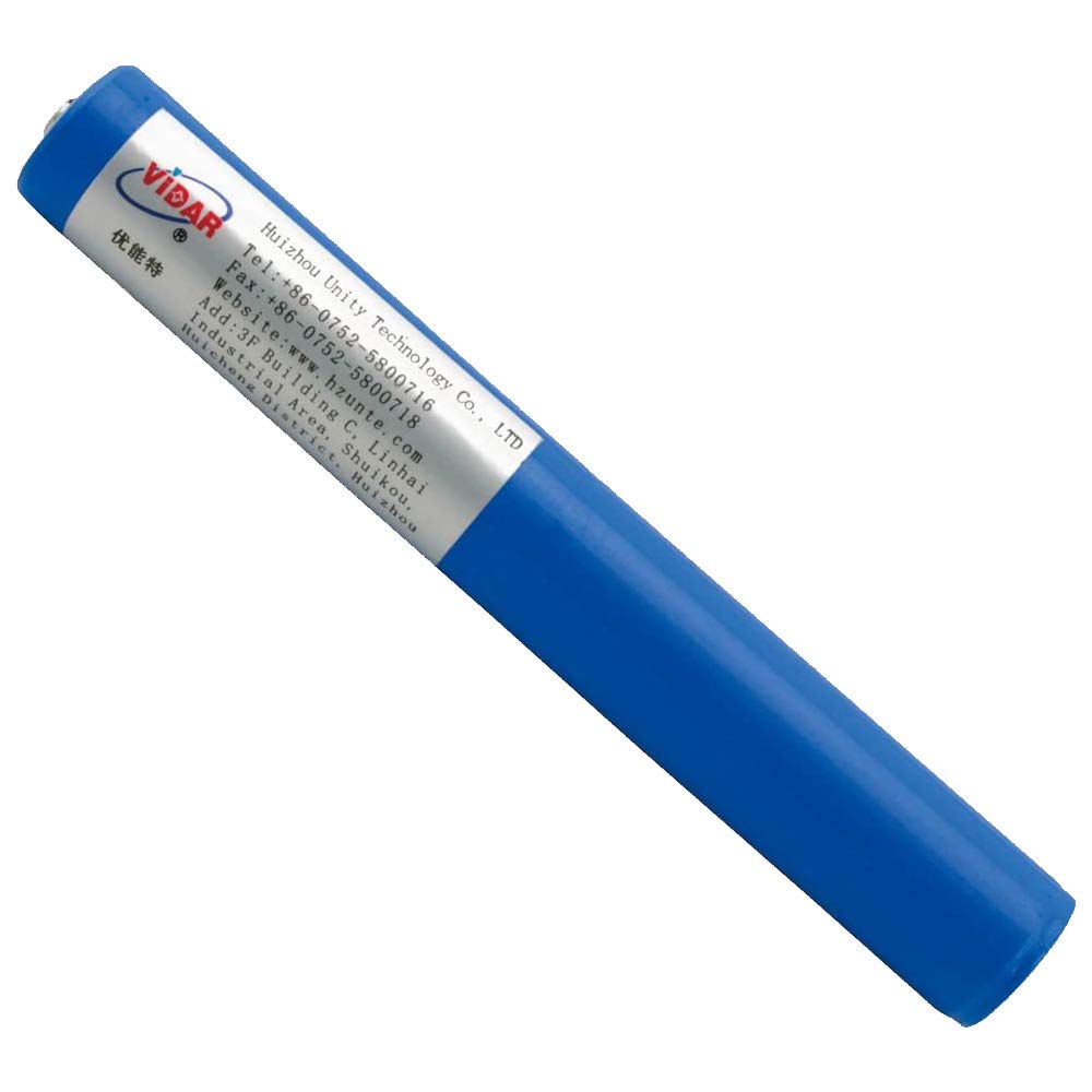 VIDAR Rechargeable 3.7V 5600mAh Lithium Ion Battery Pack - High Capacity Li-ion Battery for Electronics, Toys, LED Lights & Equipment - Power Your Devices Anywhere