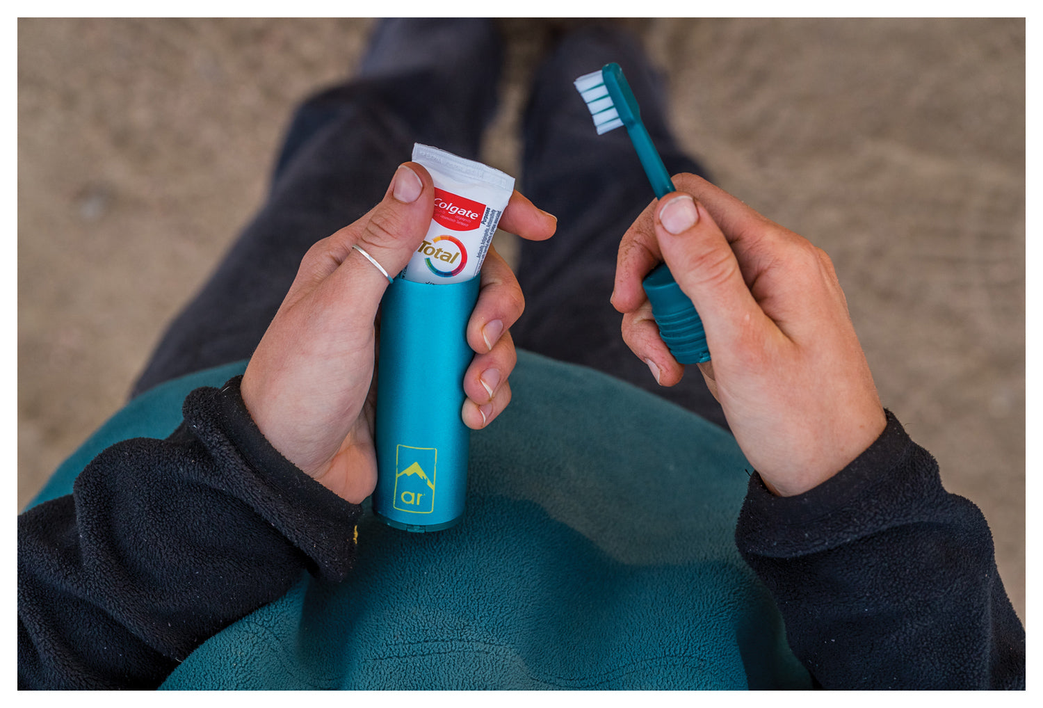 Adventure Ready Tooth Care Cap - Essential Travel Toothbrush Cover for Oral Hygiene On the Go | Perfect for Camping, Hiking, and Backpacking Trips