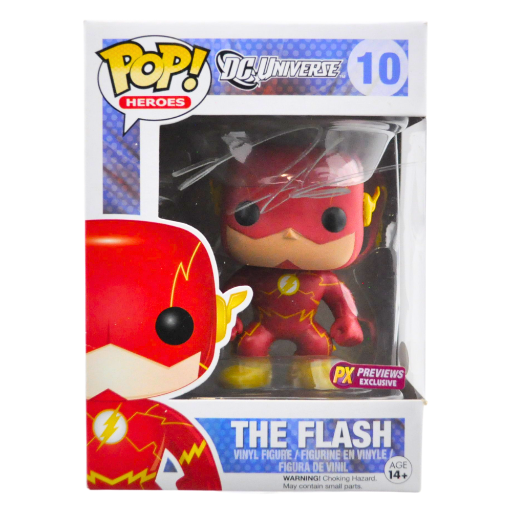 Norm Rapmund Signed The Flash Pop Vinyl Figure - Heroes Series 10 - Previews Exclusive - JSA Certified - Perfect for DC Comics Fans & Collectors