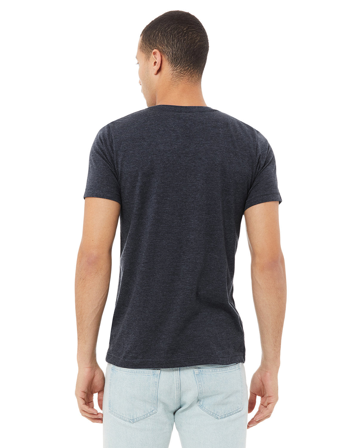 Bella + Canvas 3005CVC Unisex CVC Jersey V-Neck T-Shirt - Soft Cotton Blend Tee for Men & Women - Perfect for Casual Wear, Gym, and Everyday Outfits