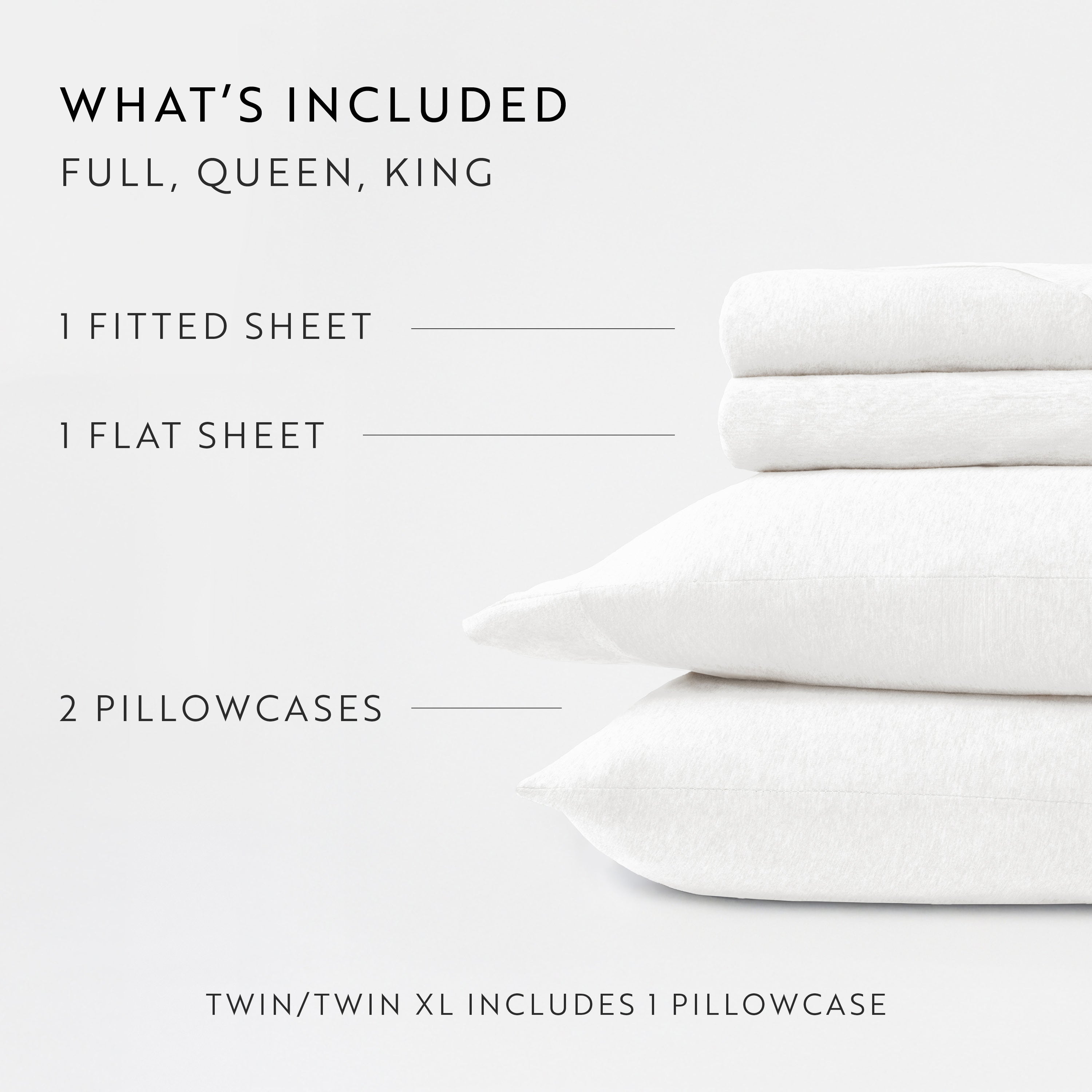 Premium Jersey Knit 4-Piece Cotton Sheet Set - Soft & Breathable Bedding for Ultimate Comfort | Perfect for Master Bedroom, Guest Room & Dorm Use