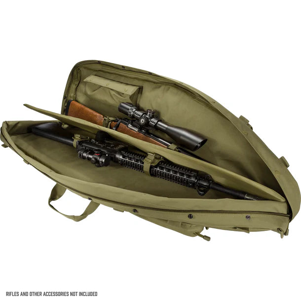 Barska BI12550 Loaded Gear 46 Tactical Rifle Bag - Black RX 600 | Durable Gun Case for Hunting, Shooting Range & Outdoor Sports | Military-Grade Protection for Firearms & Accessories