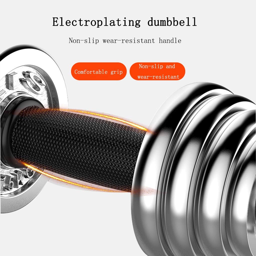 1. FHPEWXDG 2-in-1 Adjustable Dumbbell Set, Cast Iron Weight Lifting Barbell for Home Gym & Strength Training - Perfect for Beginners & Advanced Fitness Enthusiasts