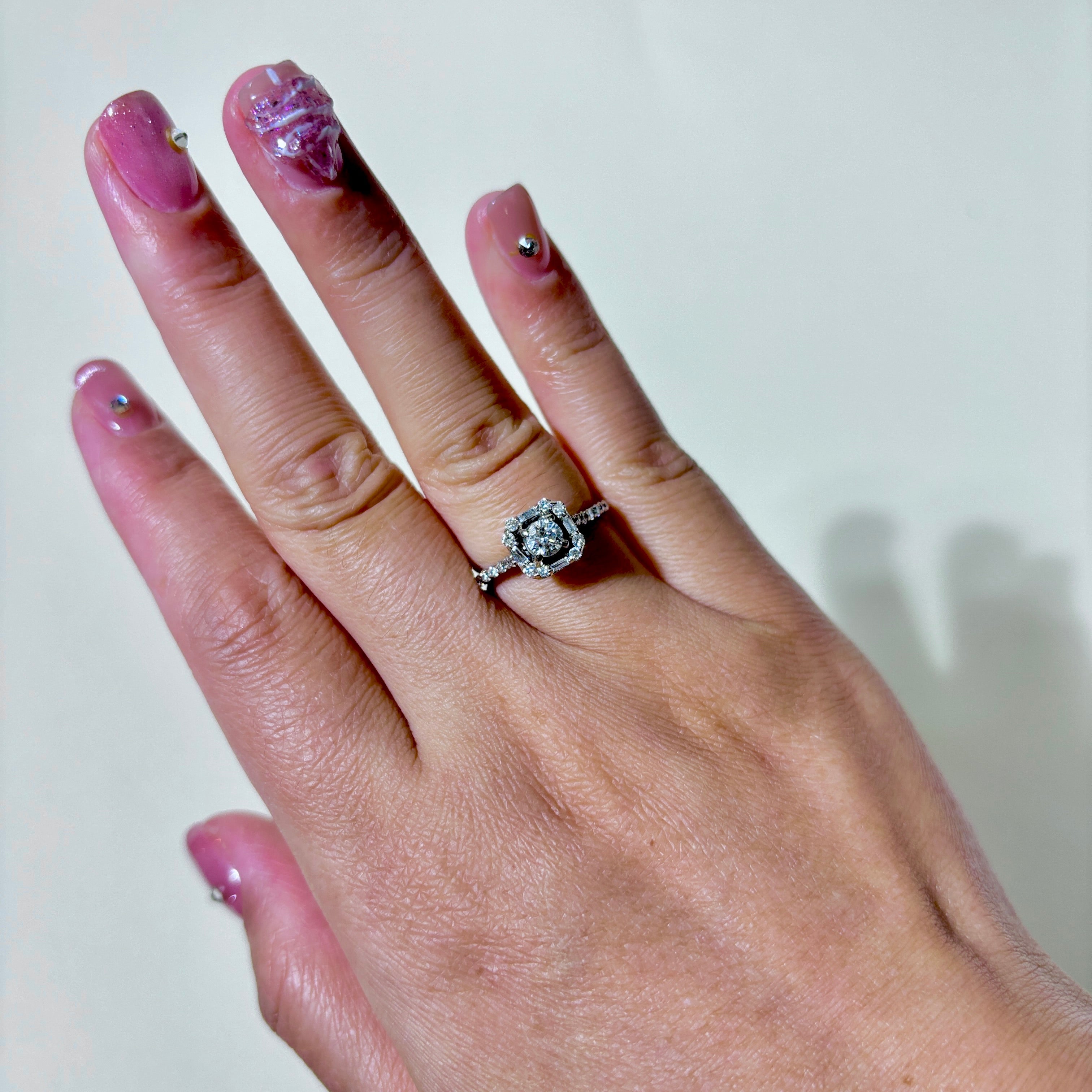 14K White Gold Diamond Ring - 0.77 Carat Total Weight (CTW) | Size 6 | Elegant Engagement & Wedding Band for Women | Perfect for Proposals, Anniversaries & Special Occasions