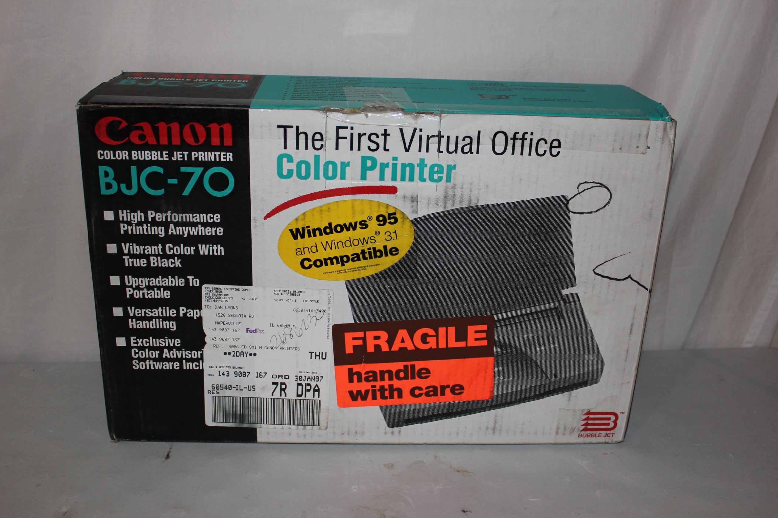 Canon BJC 70 Printer - High-Quality Inkjet Printer for Home & Office | Compact Design, Reliable Performance | Perfect for Documents, Photos & School Projects