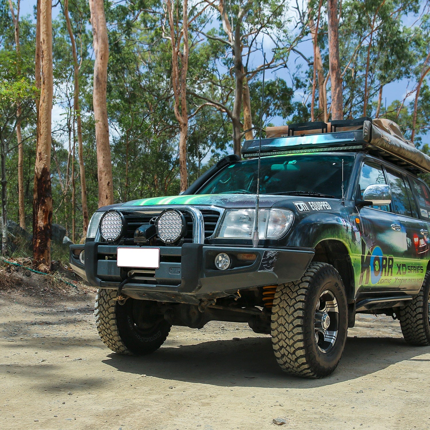 Ultralite Series 9 LED Driving Lights - High Performance Off-Road Light Bar with Wiring Harness - Perfect for Trucks, Jeeps & ATVs in Dark Trail Adventures