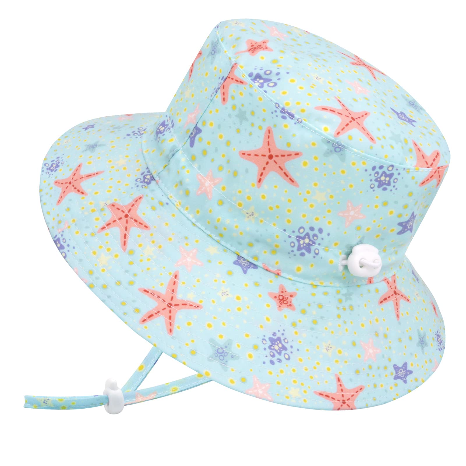 UPF 50+ Baby Sun Hat for Boys & Girls - Toddler Summer Bucket Hat with Wide Brim - UV Protection Beach Hat for Infants - Perfect for Outdoor Play, Pool, and Park Adventures