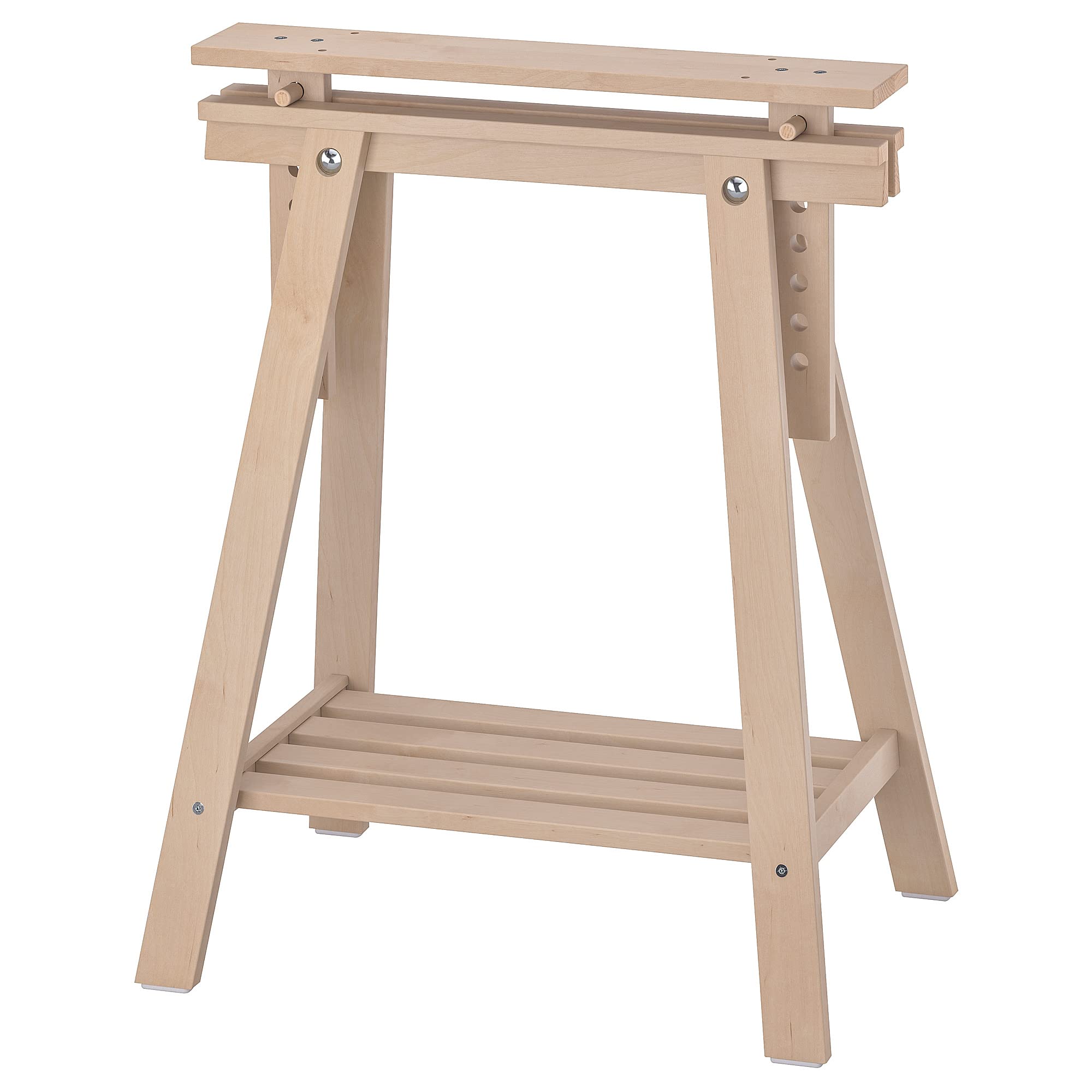 LAGKAPTEN/MITTBACK White Birch Computer Desk 55