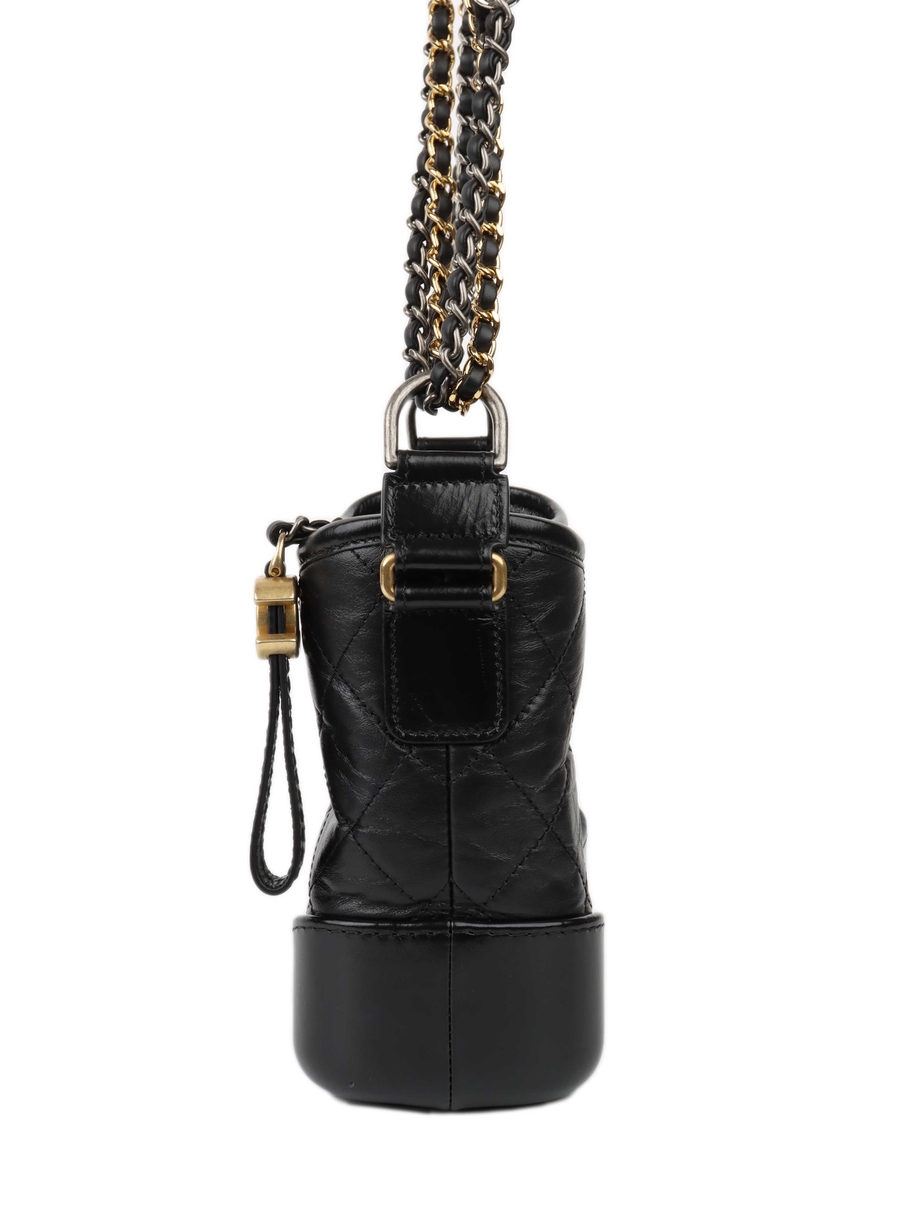 Chanel Small Black Gabrielle Shoulder Bag for Women | Luxury Designer Crossbody Purse | Perfect for Evening Out, Date Night & Special Occasions