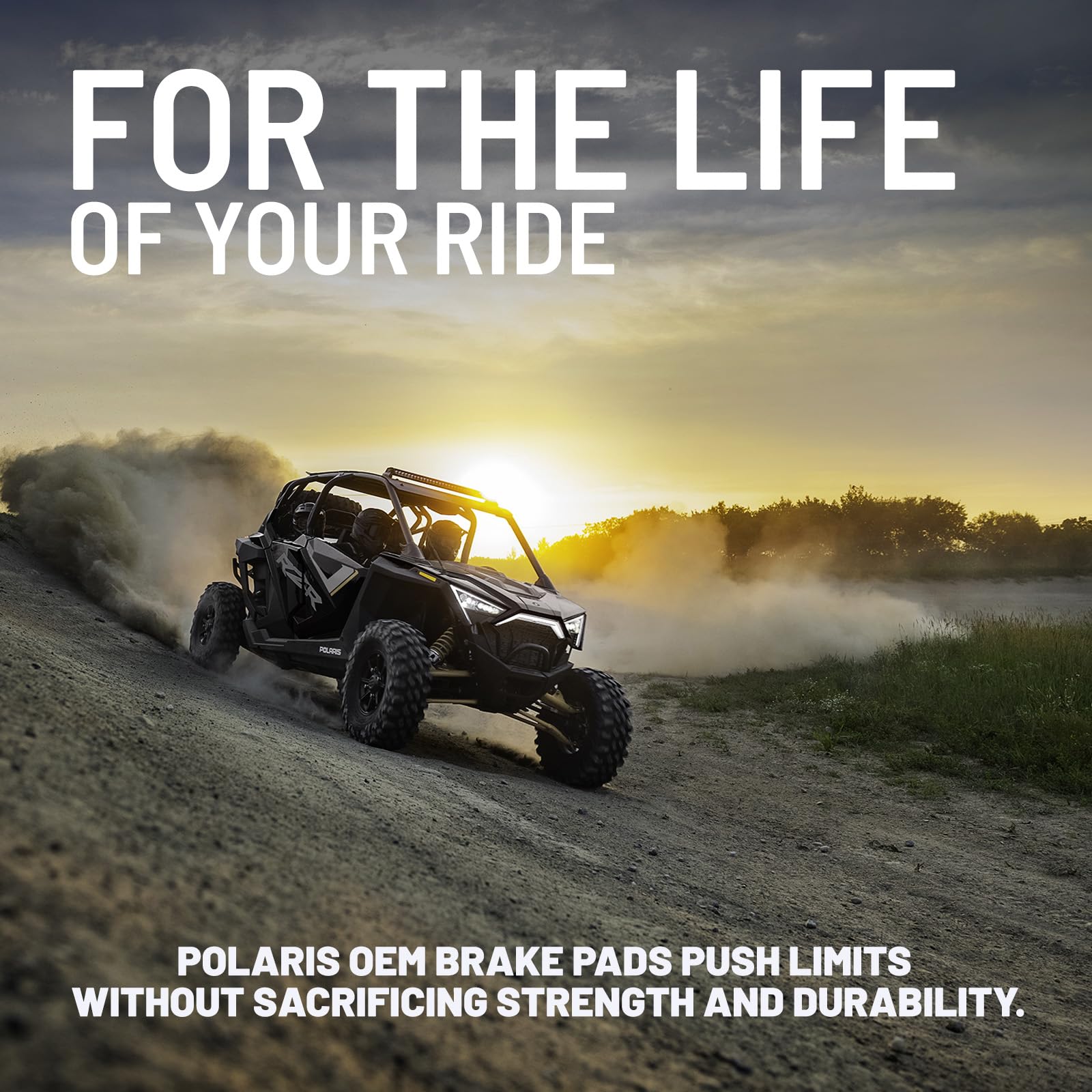 High Performance Polaris Brake Pads for RZR 170 EFI UTV - OEM 0455279 Replacement - Perfect for Off-Road Adventures & Side by Side Vehicles
