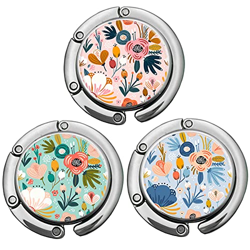 3pack Pretty Floral Hook