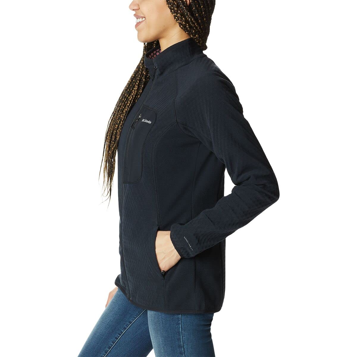 Columbia Men's Outdoor Tracks™ Full-Zip Fleece Jacket - Lightweight & Water-Resistant for Hiking, Camping & Outdoor Adventures