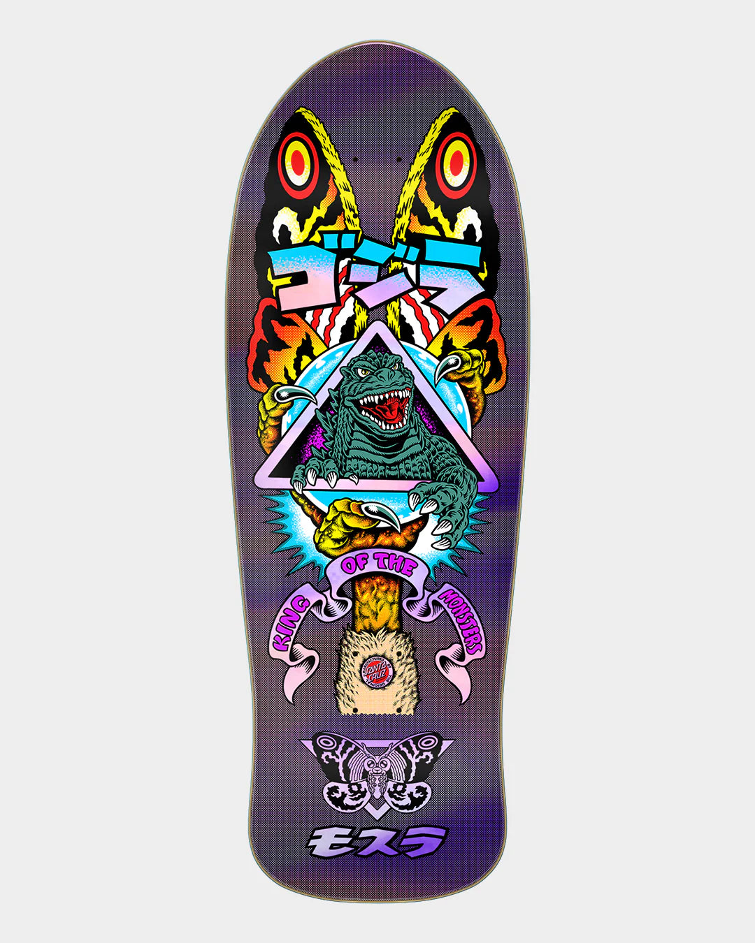 Godzilla vs Mothra Natas Santa Cruz Skateboard Deck 10.5