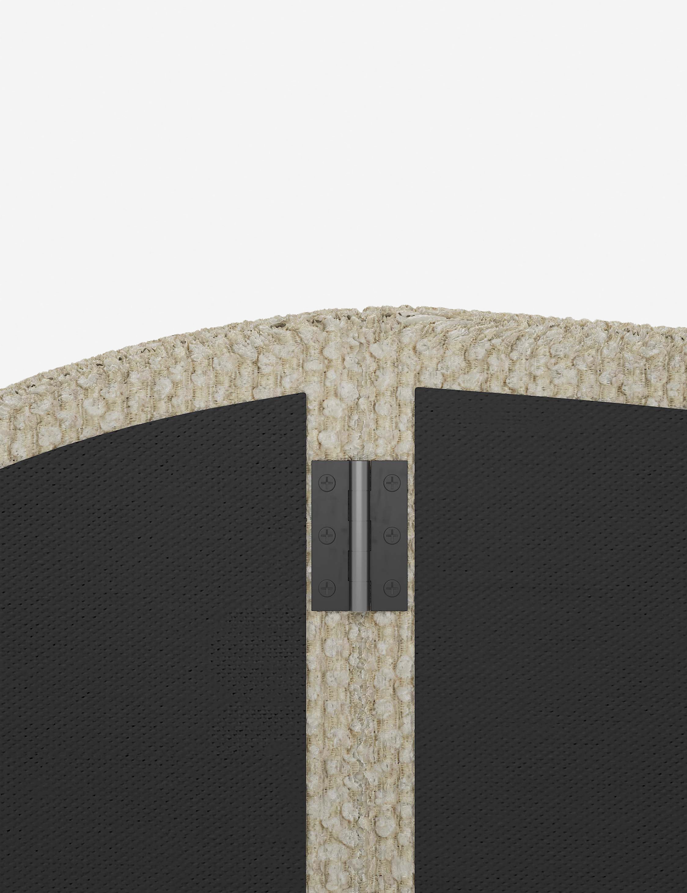 Sarah Sherman Samuel Gladys Extended Headboard Platform Bed - Modern Wooden Bed Frame with Upholstered Headboard for Bedroom, Guest Room, or Master Suite