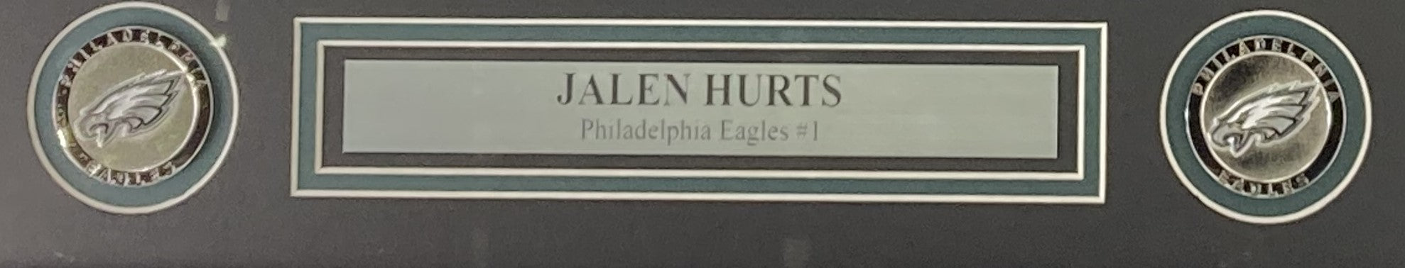Jalen Hurts Autographed Framed 16x20 Philadelphia Eagles Memorabilia - Signed Throw Collage Photo with JSA ITP COA - Perfect for Eagles Fans, Sports Collectors, and Man Cave Decor