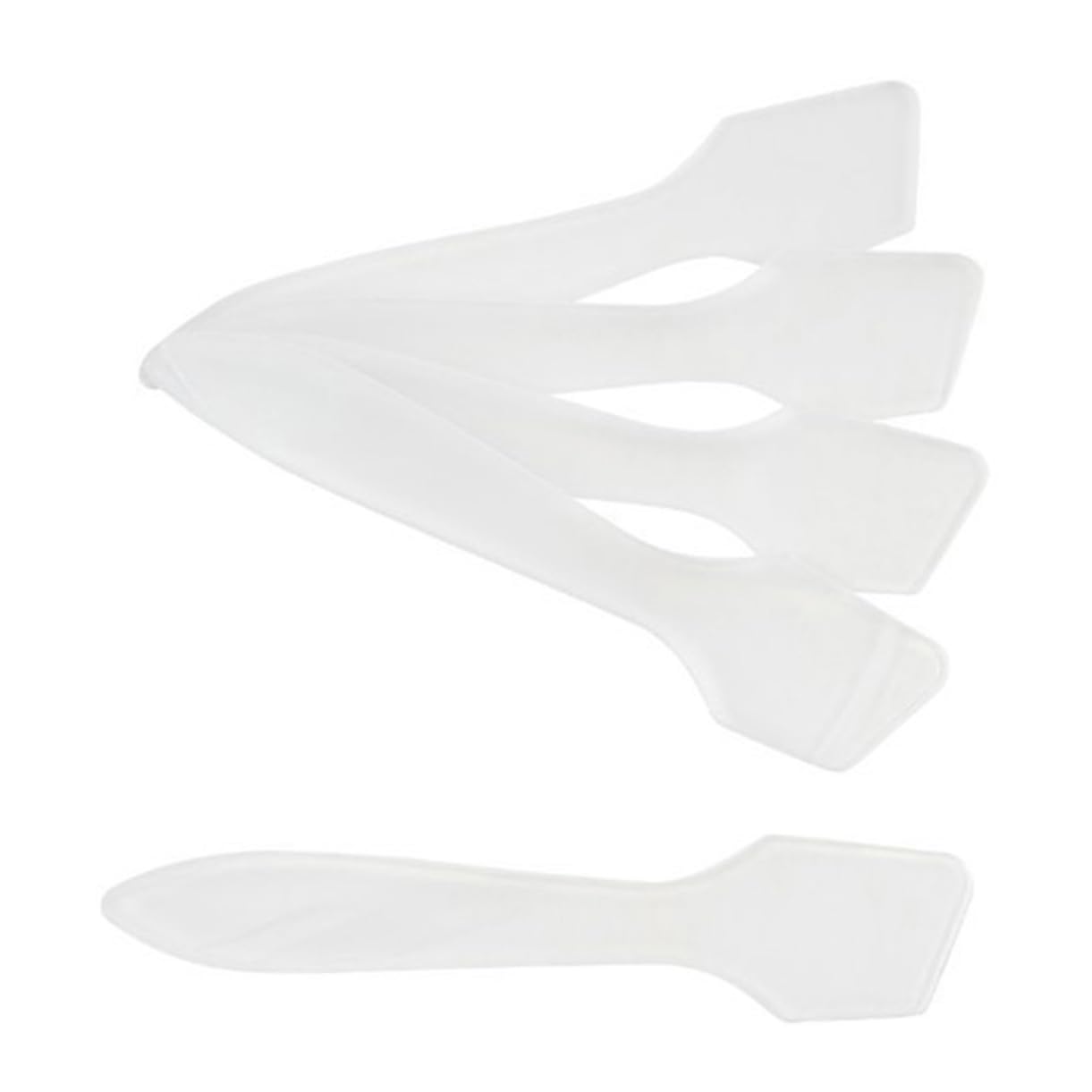 Plastic Makeup Spatula - Beauty Tool for Face Cream & Skincare Application | Perfect for Jars, Bottles & Travel Kit