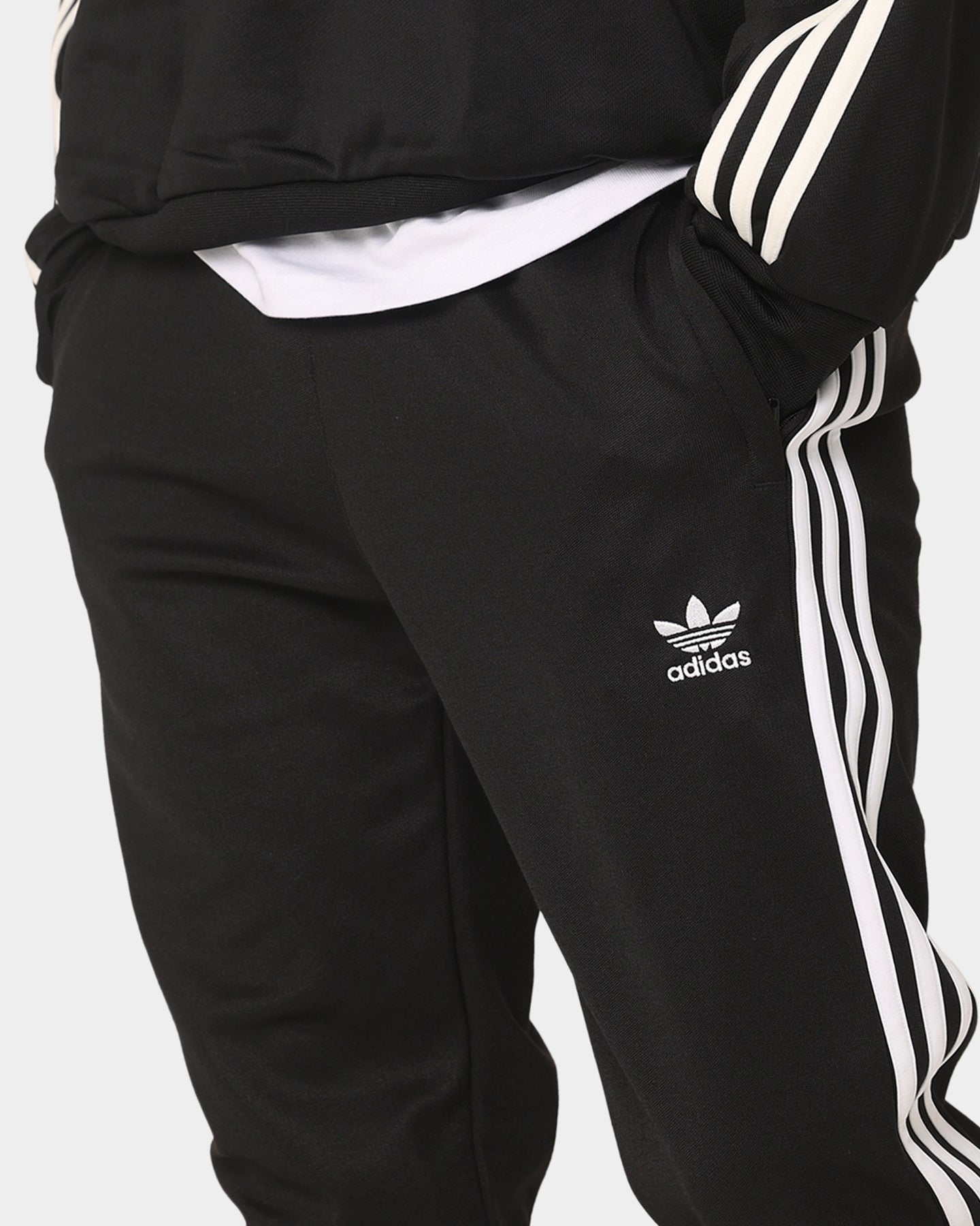 Adidas Cutline Pants for Men - Black Athletic Joggers with Stretch Fabric | Gym Workout, Running & Casual Wear