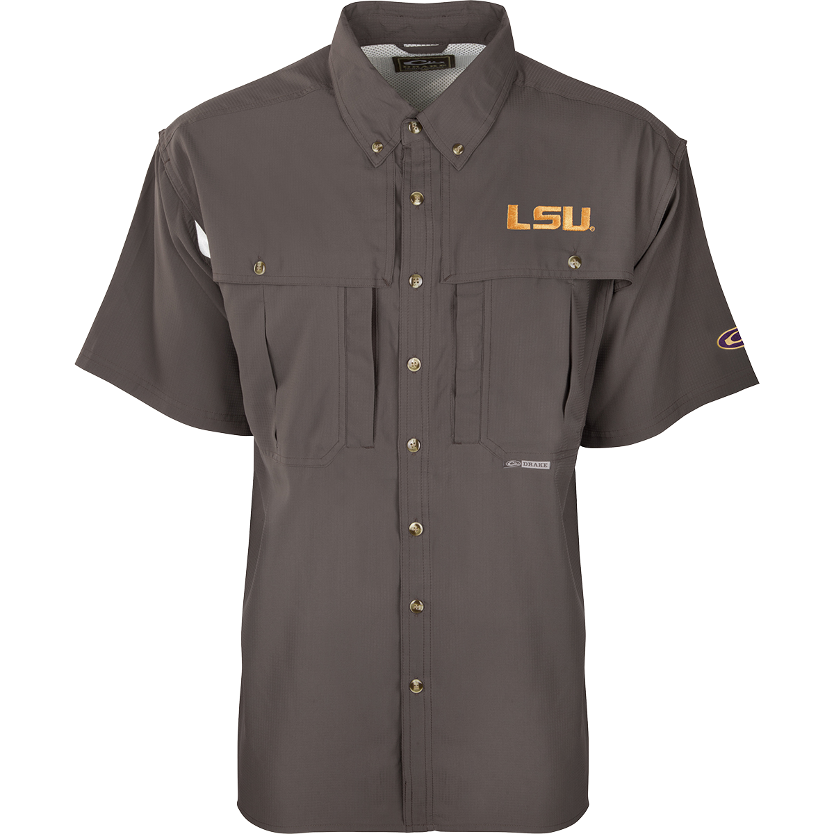 LSU Flyweight Wingshooter Short Sleeve Shirt - Lightweight Hunting & Outdoor Performance Top for Men - Perfect for Summer Hunting, Fishing, and Outdoor Adventures