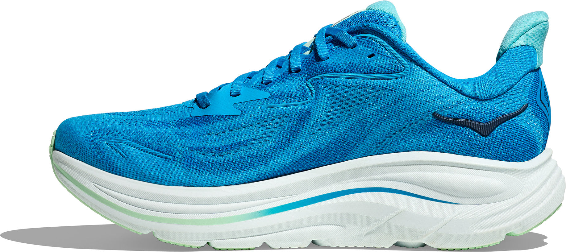 Clifton 10 Wide Men's Running Shoes - Lightweight Cushioned Road Running Sneakers for Jogging, Training & Marathon - HOKA One One
