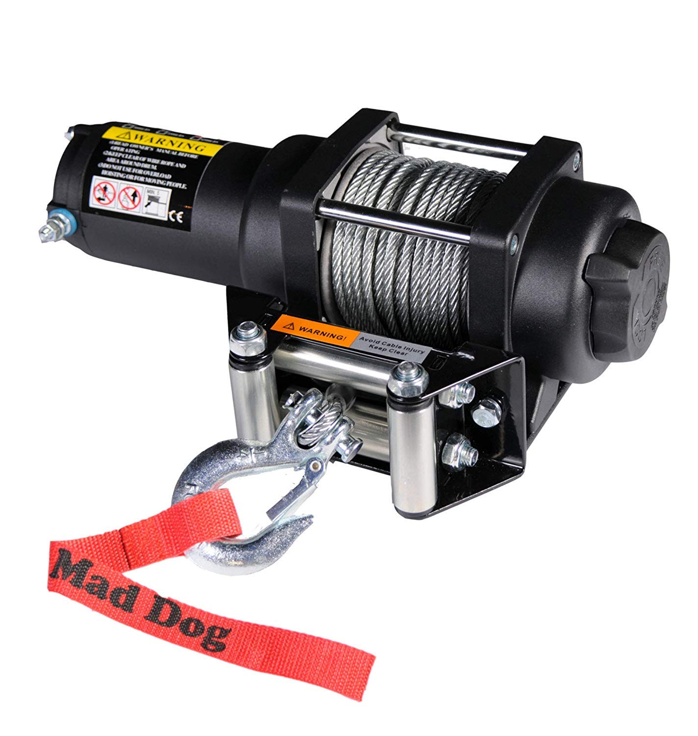 Mad Dog 3500 LB Winch Mount Combo for Polaris Sportsman 800 850 1000 XP X2 Highlander ATV - Heavy Duty Off-Road Recovery & Utility Winching