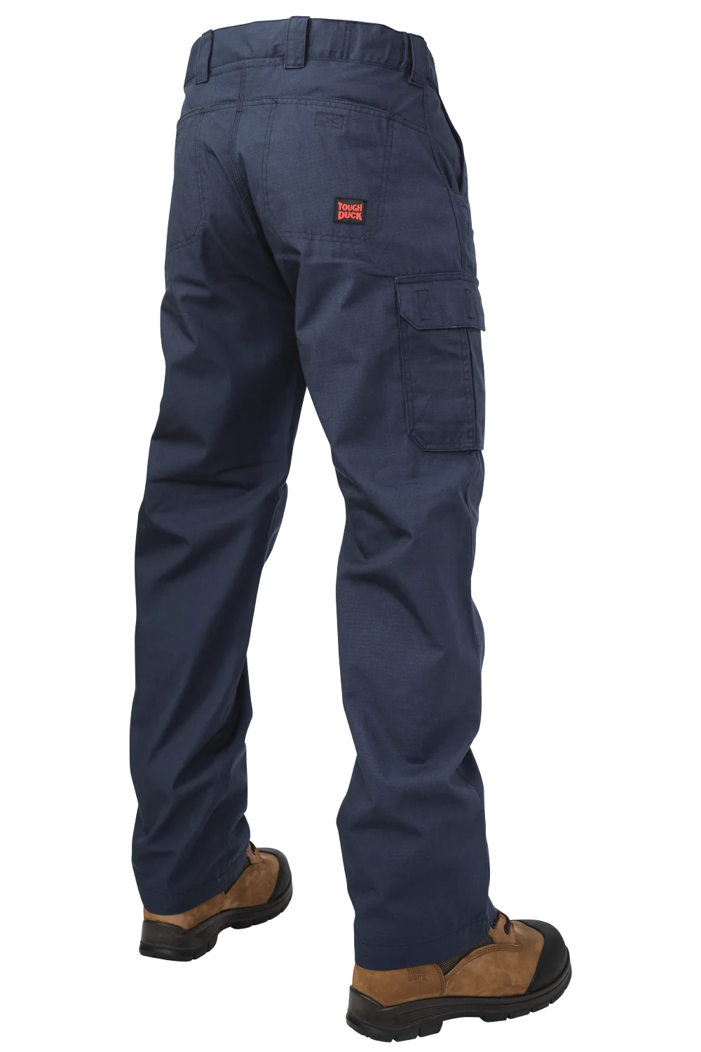 Tough Duck Relaxed Fit Ripstop Cargo Pants with Expandable Waist WP11 - Durable Work Pants for Construction, Outdoor Activities & Heavy Duty Jobs